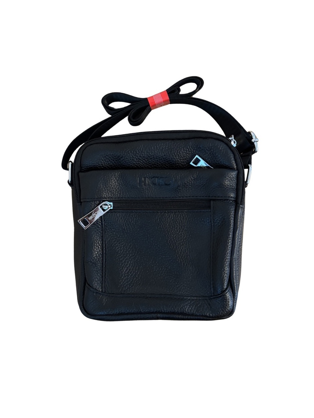 Hickok Black Leather Crossbody Bag - Compact Everyday Carry